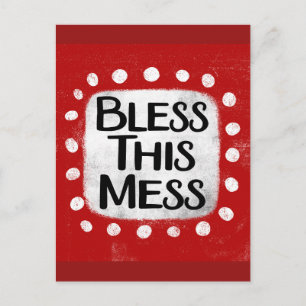 Bless This Mess Postcard