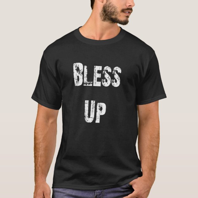 Bless Up Jamaican T-Shirt (Front)