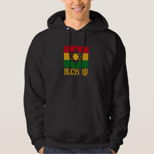 BLESS UP Roots Reggae Rasta Clothing Men & Women S Hoodie