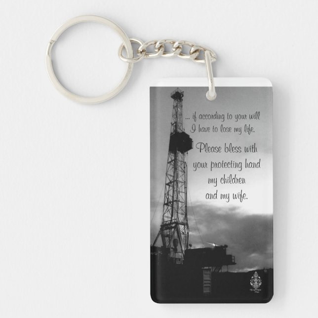 Bless with Protecting Hand, Rig Keychain (Front)
