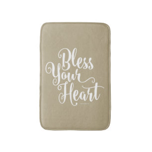 Bless Your Heart Bath Mat