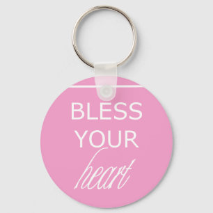 Bless Your Heart Key Ring