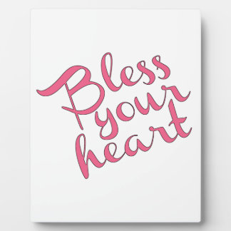 Bless Your Heart Plaque