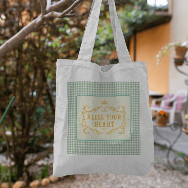 Bless Your Heart Southern Quote  Tote Bag (The perfect lil' tote bag for all the Southern girls!)