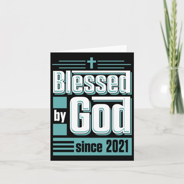Blessed18 Card (Front)