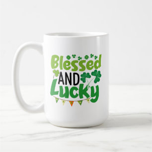 Blessed And Lucky St. Patrick’s Day Design-61103 Coffee Mug