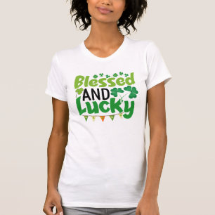 Blessed And Lucky St. Patrick’s Day Design-61103 T-Shirt