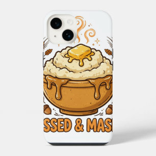 Blessed and Mashed Thanksgiving iPhone Case