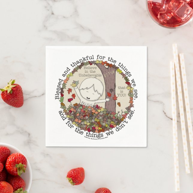 Blessed and Thankful  Napkin (Insitu)