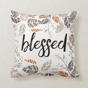 Blessed and Thankful Pillow
