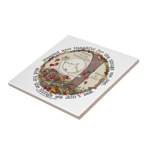 Blessed and Thankful  Tile