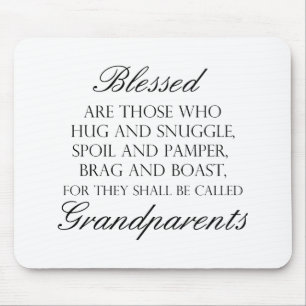 Blessed Are... Grandparents Mouse Pad
