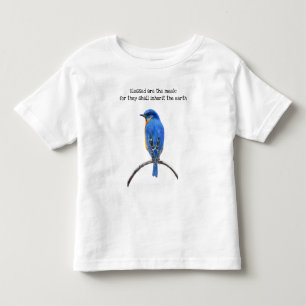 Blessed Are the Meek Bluebird Toddler T-shirt