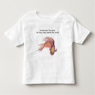 Blessed Are the Meek Fish Toddler T-shirt