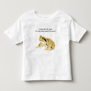 Blessed Are the Meek Frog Toddler T-shirt