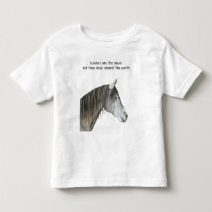 Blessed Are the Meek Horse Toddler T-shirt