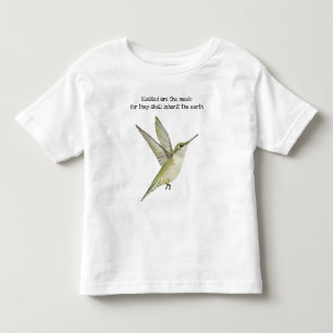 Blessed Are the Meek Hummingbird Toddler T-shirt