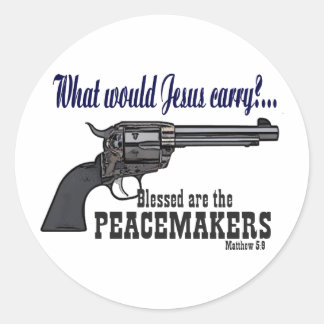 Blessed Are The Peacemakers Classic Round Sticker
