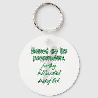 Blessed Are The Peacemakers Key Ring