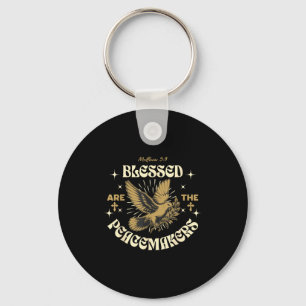 Blessed Are The Peacemakers Matthew 5 9 Christian  Key Ring