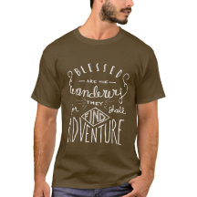 Blessed are the Wanderers Hand Lettered Men's