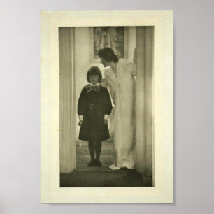 Blessed Art Thou Among Women, Vintage ca. 1900 Poster