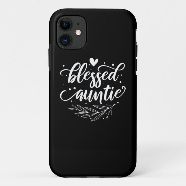 Blessed Auntie Case-Mate iPhone Case (Back)