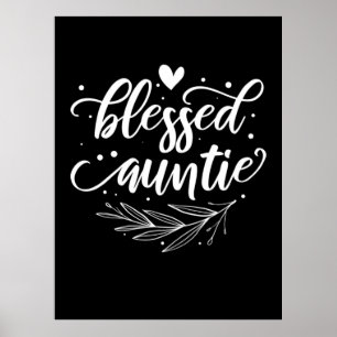 Blessed Auntie Poster
