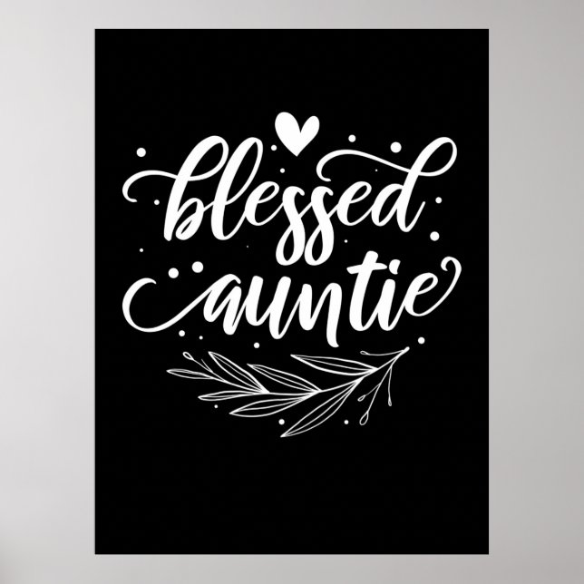 Blessed Auntie Poster (Front)