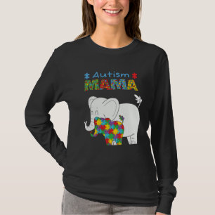 Blessed Autism Mom Mother Autistic Kids Awareness  T-Shirt