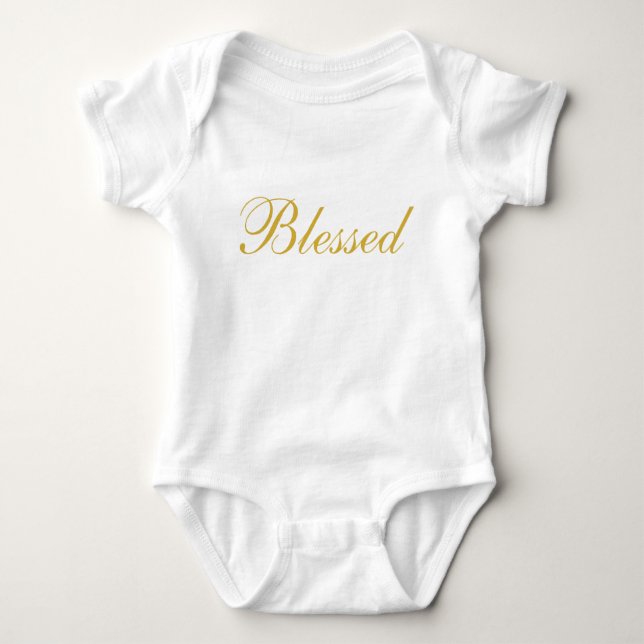 Blessed Baby Jersey Bodysuit (Front)