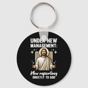 Blessed Baptism Religious Christian Under New Mana Key Ring