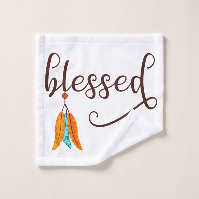 Blessed Bath Towel Set (Wash Cloth)