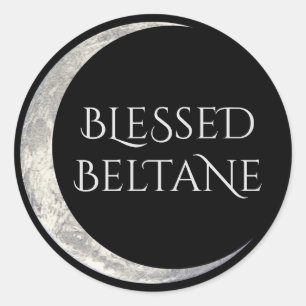 Blessed Beltane Classic Round Sticker