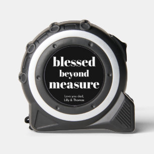 Blessed Beyond Measure Bold Black & White 1