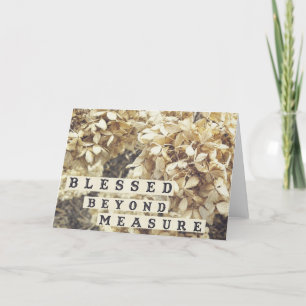 Blessed Beyond Measure Card