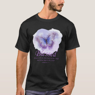 Blessed Bible Lord Butterfly God Jesus Christian F T-Shirt
