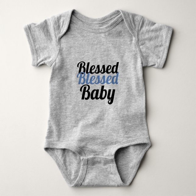 Blessed Blessed Baby Bodysuit (Front)