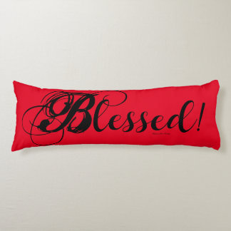 Blessed! Body Pillow (Red)