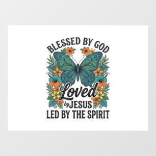 Blessed Butterfly Christian T-Shirt Design (2)