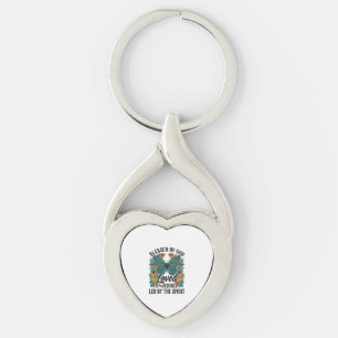 Blessed Butterfly Christian T-Shirt Design (2) Key Ring