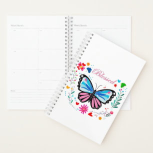 Blessed butterfly planner