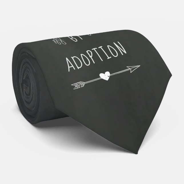 Blessed by Adoption - Foster Care, Adopt Gift Tie (Rolled)