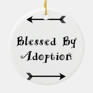 Blessed by Adoption - Foster Care Ceramic Tree Decoration
