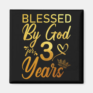 Blessed by God for 30 Years 30th Birthday Faith Magnet