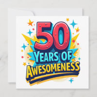 Blessed by God for 50 years, 50th birthday design