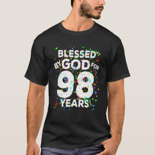 Blessed By God For 98 Years Shirt Happy 98th Birth