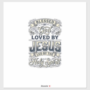 Blessed By God Jesus Holy Spirit Vintage Shirt