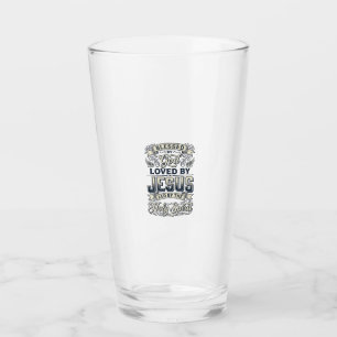 Blessed By God Jesus Holy Spirit Vintage Shirt Glass