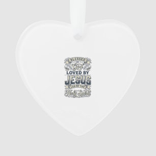 Blessed By God Jesus Holy Spirit Vintage Shirt Ornament